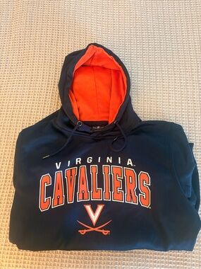 Virginia Cavaliers Navy and Orange Pullover Hoodie